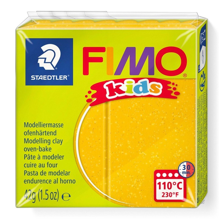 FIMO kids 42g glitter gold