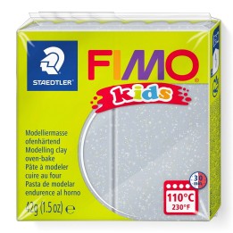 FIMO kids 42g Glitter silber