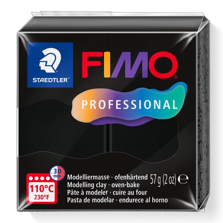 FIMO professional 57g schwarz
