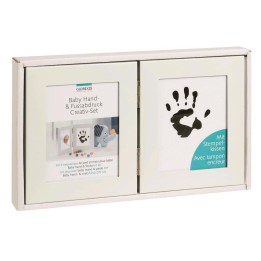 Memory Abdruck-Set 20,4x12,2cm 2-teilig mit Stempelkissen Alu
