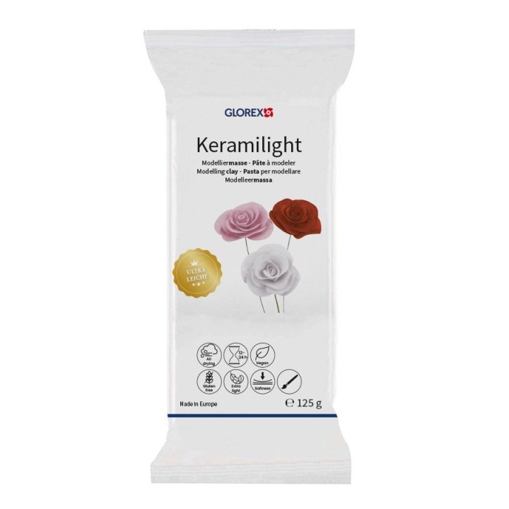 Keramilight weiss 125g ultraleichte Modelliermasse
