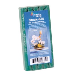 Steck-Kitt für Trockenblumen floralgrün, 250g