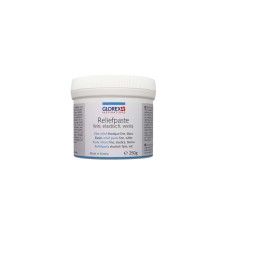 Pâte relief élastique fine, blanc, 250g