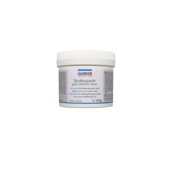 Strukturpaste elastisch grob weiss 250g