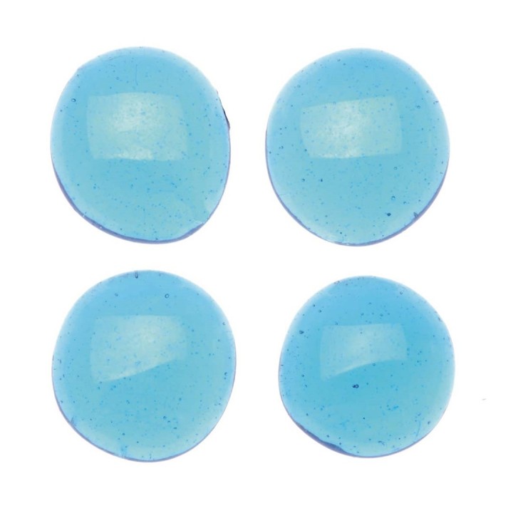 Glass nuggets 200g light blue