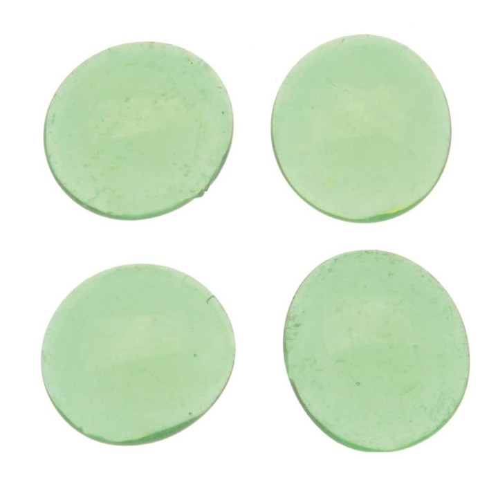 Glass nuggets 200g green