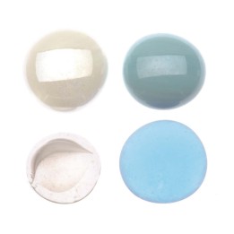 Glasnuggets 200g 20mm mix blau/weiss/hellblau