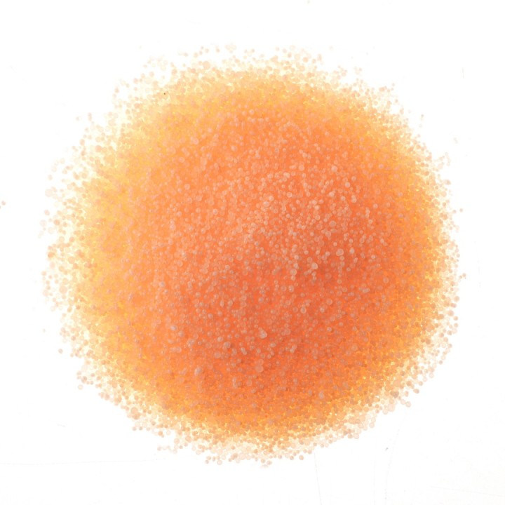 Candle sand with wick 70g orange