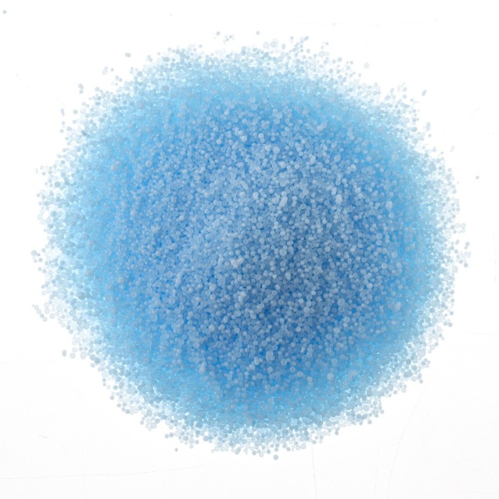 Kerzensand mit Docht 70g hellblau