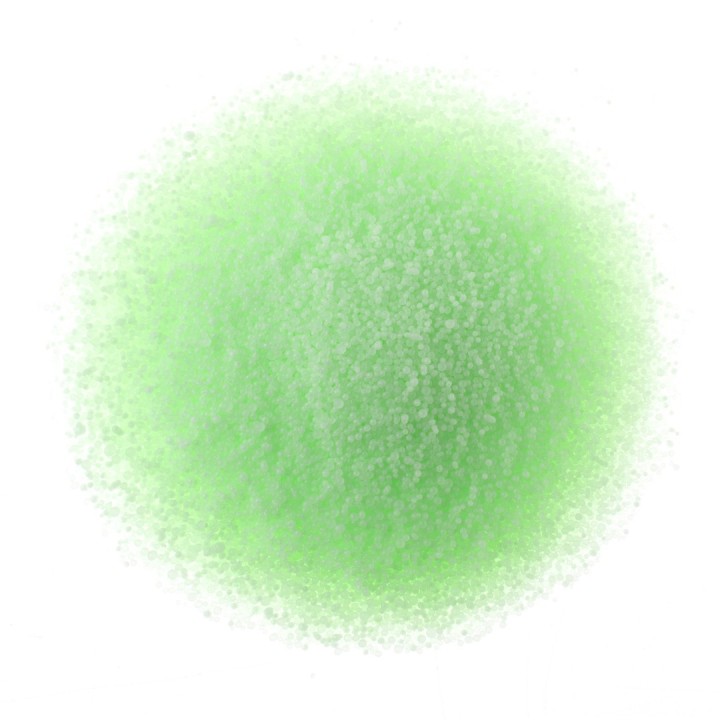 Candle sand with wick 70g light green