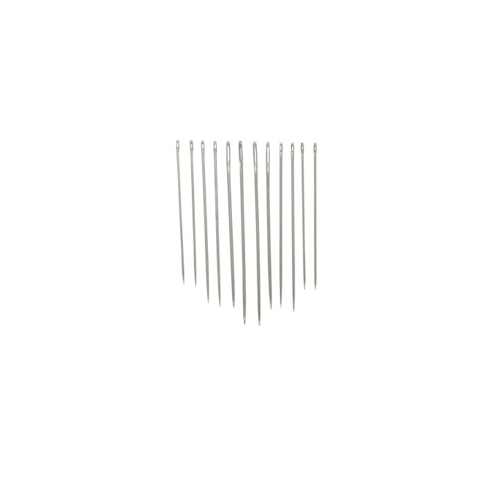 Darning needles wih point 12pcs assorted