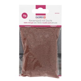 Kerzensand mit Docht 70g espresso