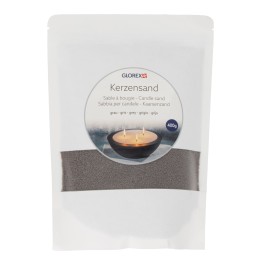 Sable à bougie 400g, gris Grand conditionnement