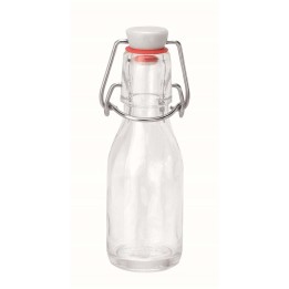 Bügelflasche rund Klarglas 100ml