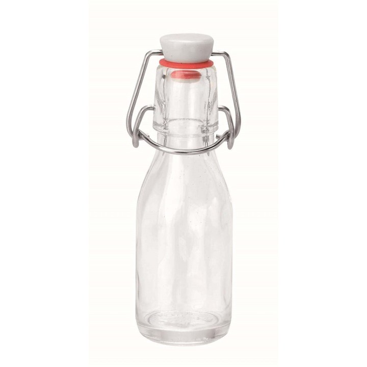 Bügelflasche rund Klarglas 100ml