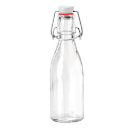 Bügelflasche rund Klarglas 200ml