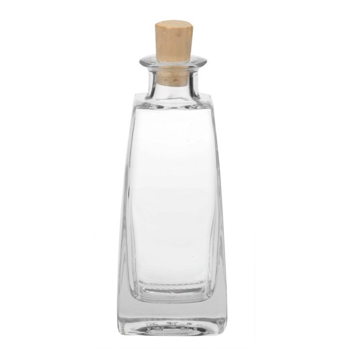 Glass bottle conical 15x6x5cm