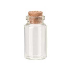 Glasfläschchen, 7ml 4,5x2cm, 3St.