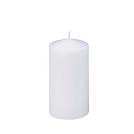 Bougie droite blanc 60mm/120mm dans Cellophane