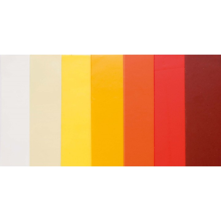 Verzierwachs orange 1 Stück 200 x 100 mm