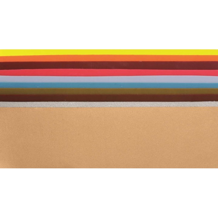 Verzierwachs Set 10  Stück Modefarben 200 x 55 - 100 mm