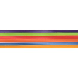 Bandes de cire à décorer 6x3p. 200 x 2 mm arc-en-ciel