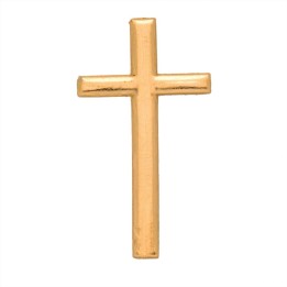 Wachsdekor Kreuz gold, 55x32mm
