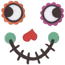 EYE SEE YOU "Happy Face" zum Aufbügeln