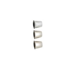 Fingerhüte 3 Stück S/M/L, Metall