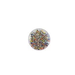 Kopfstecknadeln, bunt, 300 Stück 30mm x 0.65mm