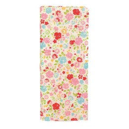 Tissu 100x150cm fleurs multicolore