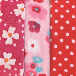 Textilbänder selbstklebend 3x1m rot 2  1,5cm