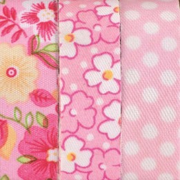 Textilbänder selbstklebend 3x1m rosa 1