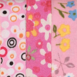 Textilbänder selbstklebend 3x1m rosa 2