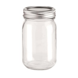 Glass with 2 part top 1pce 420ml 7,8x7x13,5cm 1pcs