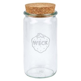 Zylinderglas 340ml mit Korken 6,3 x13,3cm