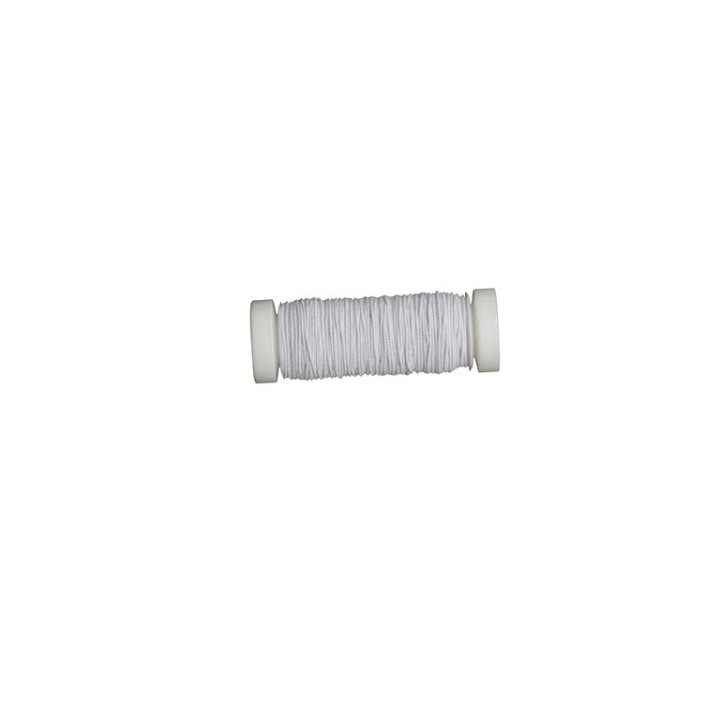 Elastic-Nähfaden weiss 20m 0,6mm