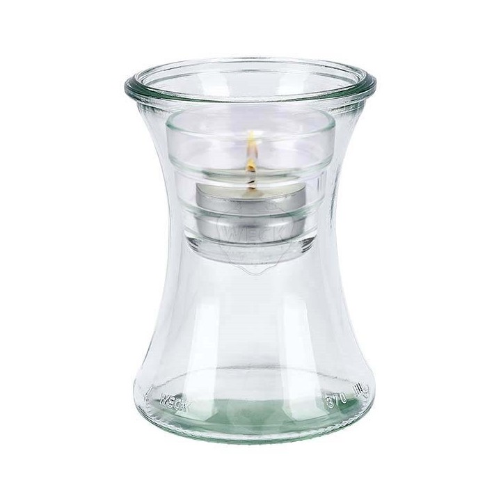 Doppelglas Set 370 ml mit Teelicht