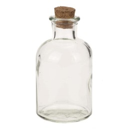 Bouteille en verre 140ml 5,5x10cm avec bouchon