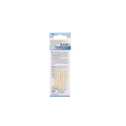 Schwimmkerzendocht 24 Stück, 50mm 3x14 Flachdocht gewachst