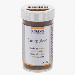 Poudre de velours 11g, 0,5mm brun