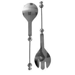 Couverts à salade 2pcs 24,5cm pour pâte à modeler