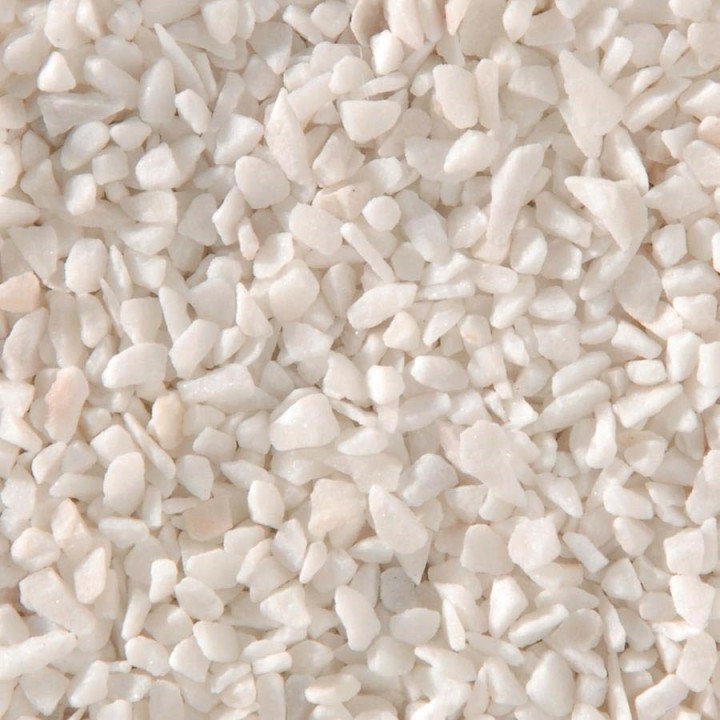 Decoration gravel 500g white