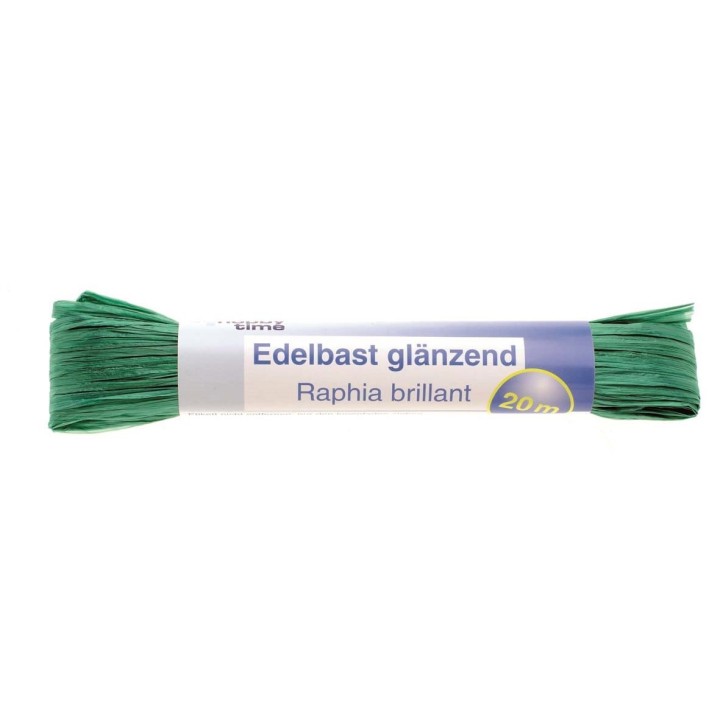 Edelbast 20m mittelgrün glänzend Viscose 10g