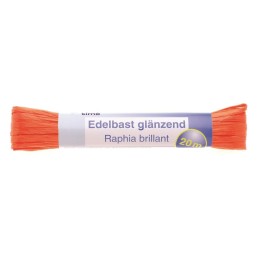 Edelbast 20m orange glänzend Viscose 10g