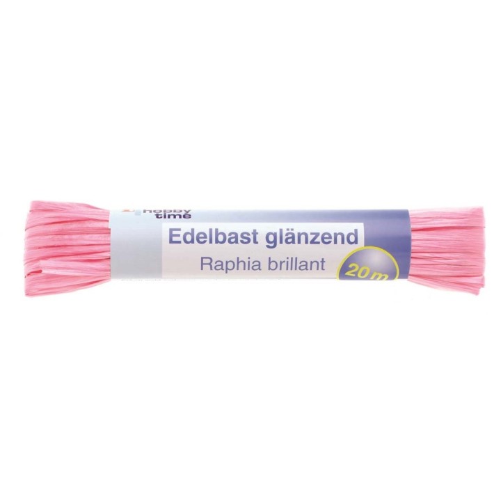 Edelbast 20m pink glänzend Viscose 10g