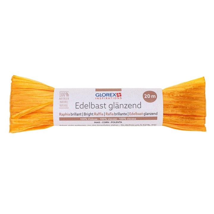 Edelbast 20m mais glänzend Viscose 10g