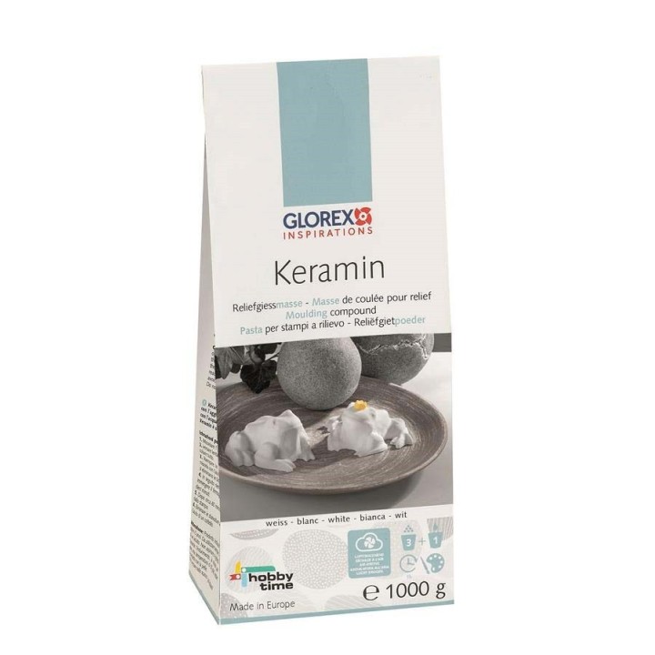 Keramin Papierbeutel 1000g hellweiss