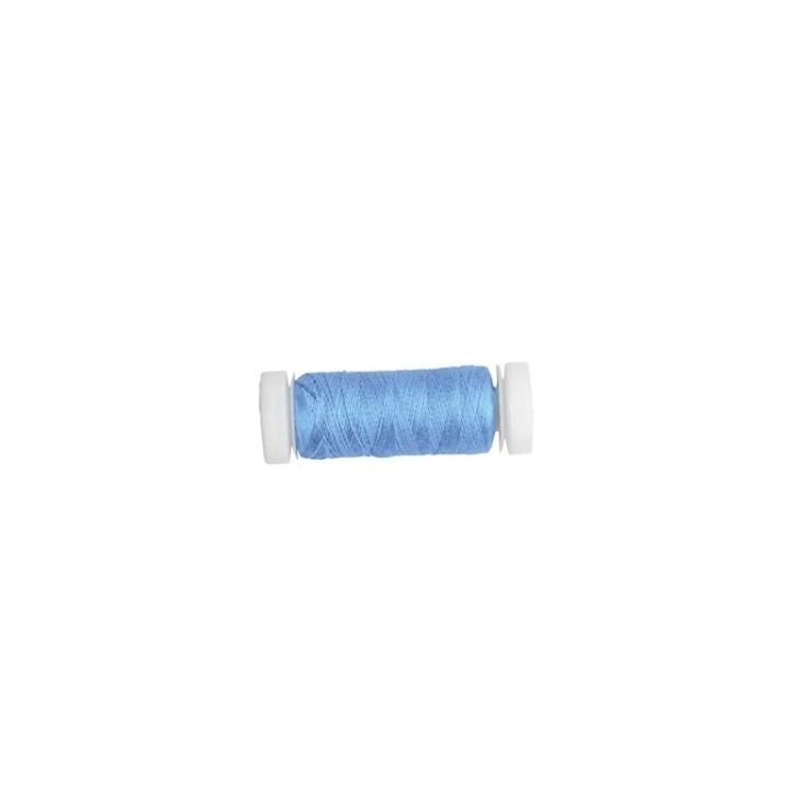 Fil à coudre, polyester, 150m bleu clair