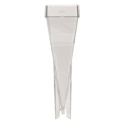 Moule à bougie pyramide carrée 60 x 60 x 228 mm long